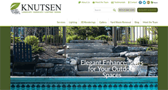 Desktop Screenshot of knutsenlandscaping.com